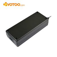 Adaptateur secteur de bureau 120W 12V 10A / 15V 8A Prise US/EU/UK/AU Câble 1m pour moteur industriel LED CCTV CE FCC SAA OEM disponible