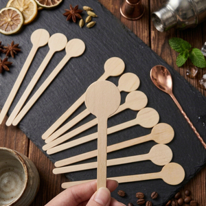 Meilleure Vente : Agitateurs à Café en Bois Jetables, Bâtonnets Mélangeurs en Bois Naturel pour Boissons Chaudes, Thé et Café – Commande en Gros - Product Image 1