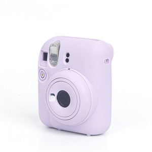 Bán buôn mòn mềm Silicone Shell ngay lập tức Instax mini12 rắn màu bảo vệ trường hợp Drop & Fit máy ảnh bìa - Product Image 4