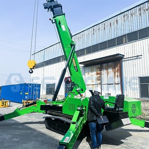 Mini grue hydraulique électrique, grue mobile sur chenilles, expert en espaces restreints - Product Image 6