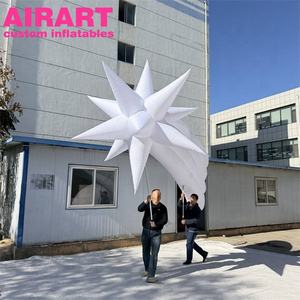 Marioneta Inflable de Estrella Blanca para Decoración de Actividades y Desfiles, <span class=keywords><strong>Marionetas</strong></span> Inflables de Estrella Grande - Product Image 2