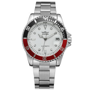 Reloj con logotipo personalizado mecánico automático de acero inoxidable para hombre clásico de marca de venta caliente con MOQ 1 - Product Image 4