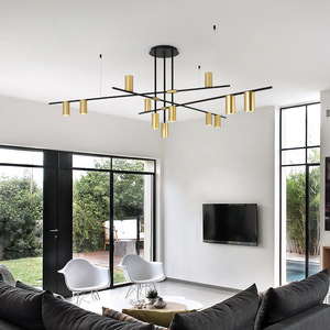 Luce di design moderno nordico luce di alta qualità semplice faretto per sala da pranzo soggiorno lampadario da Bar di lusso per sala da pranzo medio - Product Image 1