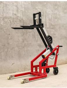 Empilhador De Paletes Semi-elétrico Braço Crank Pallet Truck Empilhadeira Boom - Product Image 2