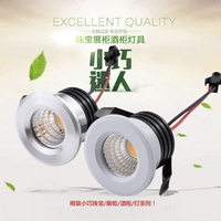 Spot LED 110V 220V IP44, luminaire moderne COB pour plafond, 3W, éclairage intérieur, cuisine, chambre à coucher, corps en aluminium, downlight