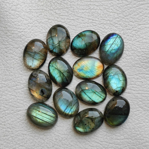 Cabujón de Labradorita Natural Ovalado Brillante Hecho a Mano al por Mayor, Piedra Preciosa de Cristal en Bruto para Sanación Natural - Product Image 2
