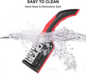 Nouvel affûteur de couteaux domestique 4-en-1 créatif, manuel et rapide, pour couteaux et ciseaux - Product Image 3