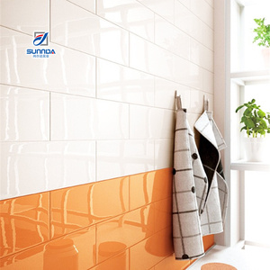 Piastrelle da parete da bagno 150x150mm di alta qualità in ceramica lucida di colore bianco puro - Product Image 6