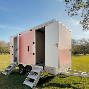 Remorque de luxe portable mobile pour toilettes <span class=keywords><strong>Cabine</strong></span> mobile en acier pour l'extérieur Design de style chinois - Product Image 5