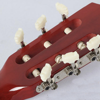 China Supplier Solid Color Body Plywood Nylon Strings 5 Colors Option 39'' Size Classical Guitar