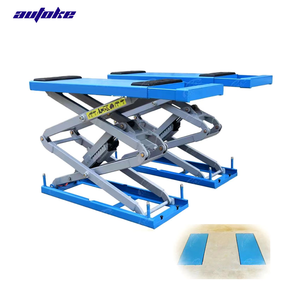 Autoke 4000Kg Trong Đất Cắt Kéo Xe Thang Máy Đầy Đủ Tăng Thủy Lực Khóa Điện Cắt Kéo Tự Động Nâng Cho Sửa Chữa Xe - Product Image 2