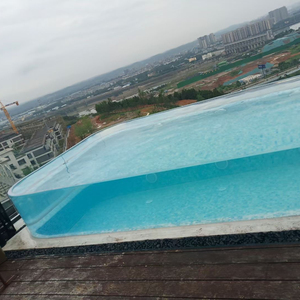 Bể Bơi Acrylic Hình Chữ Nhật Kích Thước Lớn Ngoài Trời - Product Image 1