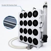 Radiateur tout-en-un 15 kW avec pompe à eau et réservoir, débit réglable 16 L/min pour système de refroidissement de serveur de minage de crypto-monnaies