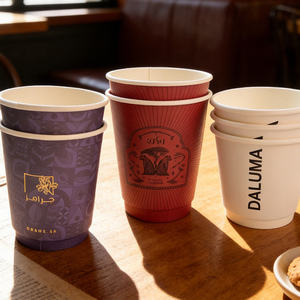 Bicchieri di Carta di Varie Capacità per Tutte <span class=keywords><strong>le</strong></span> Bevande, Bicchieri di Carta Usa e Getta Antigoccia con Coperchio per Attività di Asporto - Product Image 2