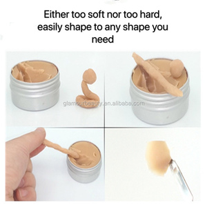 Cire 3D pour la peau Halloween <span class=keywords><strong>maquillage</strong></span> facial effet spécial effrayer la plaie <span class=keywords><strong>faux</strong></span> nez pont menton couverture cicatrice ensemble sourcils pad nez plasto cire - Product Image 4