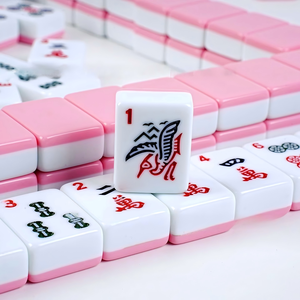 Fichas de Mahjong de Melamina Modernas de Lujo, Mahjong Americano para 4 Jugadores, Juego Familiar, Premium, Pulido a Mano, Entretenimiento y Ocio - Product Image 1