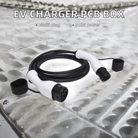 Kotak Enklosur PCB Charger EVSE Bomern AC Baru dengan Antarmuka 16A Tipe 1/2/GBT untuk Stasiun Pengisian Kendaraan Listrik