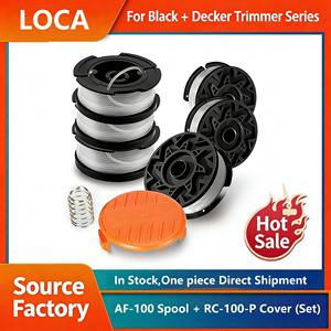 AF-100 9PCS Hilo de repuesto para desbrozadora Black&Decker GH900 LST220 MTC 220 OD 0.065" 1.6mm 30FT AF1003ZP - Product Image 2
