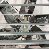 Ventilateur d'extraction pour élevage industriel de poulets, type push-pull, équipement de ventilation avec moteur Siemens