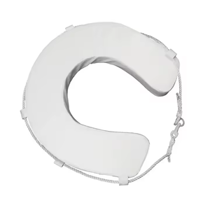 Salvagente a Ferro di Cavallo Arancione in Materiale EVA, Galleggiabilità 18,5 KG, Diametro 600mm, per Uso Marino - Product Image 3