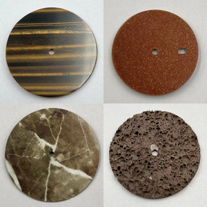 Custom OEM Men's <strong>Watch</strong> Accessories 28.5mm <strong>Dial</strong> for NH35 NH36 Movement <strong>Brown</strong> 6/9/12 Number Volcanic Rock <strong>Watch</strong> <strong>Dial</strong> - Product Image 6