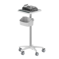 Chariot médical CORITON pour électrocardiographe Mindray, pour salle d'urgence hospitalière, avec support roulant et crochet pour câble