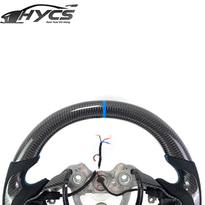 Volante Deportivo Personalizado de Fibra de Carbono y Cuero para Hyundai Veloster Turbo, Elantra <span class=keywords><strong>N</strong></span>, I30N, I20N 2019-2025 - Product Image 2