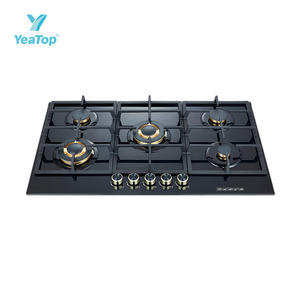 Nouveaux appareils électroménagers <span class=keywords><strong>de</strong></span> cuisine : Table <span class=keywords><strong>de</strong></span> cuisson à gaz en verre trempé multi-brûleurs <span class=keywords><strong>pour</strong></span> usage domestique – <span class=keywords><strong>Achat</strong></span> unique - Product Image 4