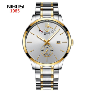 NIBOSI 2318 <span class=keywords><strong>Orologio</strong></span> Dorato di Lusso, Marca Top, <span class=keywords><strong>Orologio</strong></span> al Quarzo Sportivo, Impermeabile, da Polso, per Affari - Product Image 6