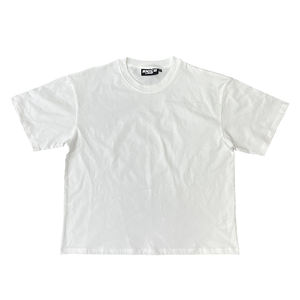 Camiseta de Hombre de Talla Grande, Corte Regular, de Poliéster/Algodón Grueso, Lavada, Lisa, con Logotipo Personalizado, Estampado Personalizable, Cuello Redondo, Manga Corta - Product Image 2