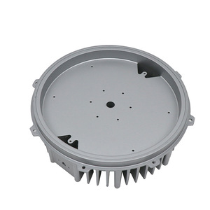 Dissipateur thermique en aluminium moulé sous pression de précision A380 ADC12, sablé, pour applications de refroidissement automobile - Product Image 1
