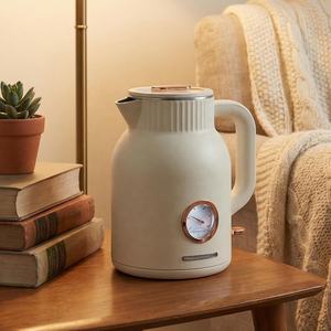 Nuevo Producto en Tendencia, Hervidor Eléctrico de Doble Capa con Indicador de Temperatura y Pantalla de 1 Litro y 1000 Vatios, Pedido OEM - Product Image 6