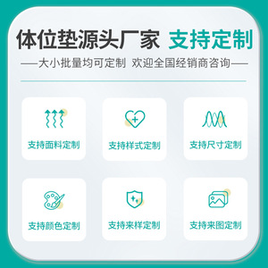 Coussin de positionnement personnalisé en éponge haute densité pour soins infirmiers, massage et bien-être LFK11YYTWD06 - Product Image 3