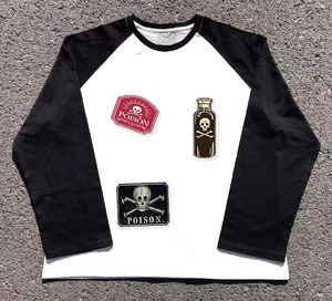 Custom Blank Heavyweight 270gsm Regular Fit Langarm T-shirt Raglan Langarm T-shirts voor Heren Casual Kleding - Product Image 3