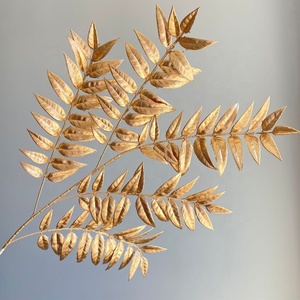 Lá Vàng Nhân Tạo Hoa Trang Trí Giáng Sinh Cành Vàng Lá Vàng - Product Image 5