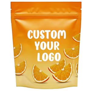 Custom Design Stand up Resealable Zip Lock Foil <b>Mylar</b> <b>Bags</b> for Edible Candy 3.5g 7g 14g Food Storage - Product Image 1