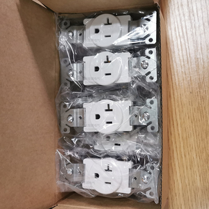 UL LIST 20a 250v <strong>Single</strong> Receptacles Wall <strong>Socket</strong> for Home in USA - Product Image 1
