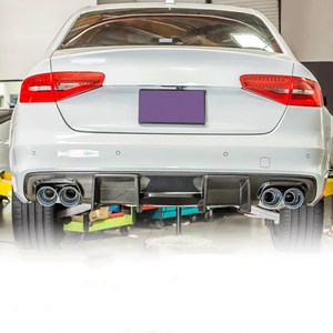 Untuk Audi <span class=keywords><strong>A4</strong></span> s-line S4 <span class=keywords><strong>B8</strong></span>.5 2013-2015 Bumper mobil Audi <span class=keywords><strong>A4</strong></span> <span class=keywords><strong>B8</strong></span> <span class=keywords><strong>Diffuser</strong></span> Bumper belakang pelembap serat karbon bibir untuk Audi <span class=keywords><strong>A4</strong></span> <span class=keywords><strong>B8</strong></span>.5 - Product Image 5