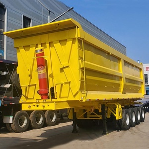 Remolque <span class=keywords><strong>Volquete</strong></span> Hidráulico de 3/4 Ejes, 7x14, 6x12, 7x16, Semirremolque <span class=keywords><strong>Volquete</strong></span> Trasero de Aluminio de Alta Resistencia - Product Image 5