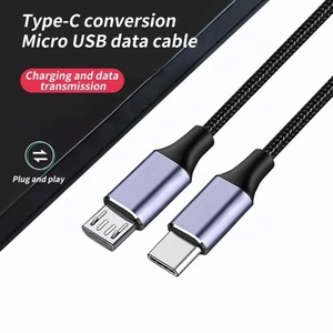Câble USB C vers USB 5 broches, 90 degrés, type C, fil tressé en nylon, charge rapide 2.4A, synchronisation des données 480 Mbps - Product Image 2