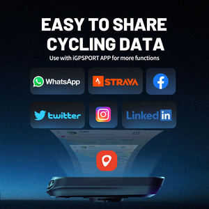 Ciclocomputador GPS <span class=keywords><strong>IGPSPORT</strong></span> <span class=keywords><strong>BSC100S</strong></span> Dispositivos y Accesorios GPS Velocímetro Inalámbrico Cronómetro Digital Odómetro de Ciclismo - Product Image 5