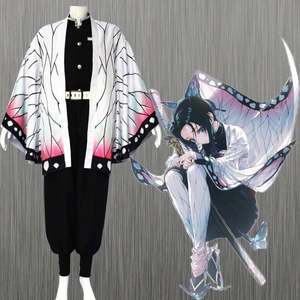 <span class=keywords><strong>Anime</strong></span> per <span class=keywords><strong>Kimetsu</strong></span> No Yaiba Costume Cosplay Tanjirou Kamado Nezuko intero Set tra cui pantaloni di mantello Top - Product Image 3