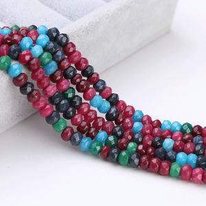 Cuentas de Piedras Preciosas Sueltas de Ojo de Gato y Ágata de Piedra Lunar Arcoíris en Venta, Mineral Pulido de 8 mm, Ojo de Gato Azul y Piedra Lunar de 3 mm - Product Image 6