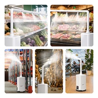 Humidificateur ultrasonique portable électrique de grande capacité 18L avec générateur de brume et aromathérapie pour hôtel et usage domestique