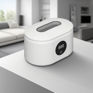Nettoyeur dentaire ultrasonique UV avec réservoir en acier inoxydable de 600 ml, nettoyeur ultrasonique domestique pour aligneurs dentaires - Product Image 2