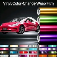 Vinyl Wrap 202 Gloss Metal Midnight Purple Warna Berubah Vinyl Film Kendaraan Stiker Mobil Dengan Saluran Bebas Udara