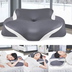 <span class=keywords><strong>Almohada</strong></span> de Cuello Moderna con Soporte para la <span class=keywords><strong>Cabeza</strong></span>, Plegable, de Espuma Viscoelástica con Contorno, <span class=keywords><strong>Anti</strong></span>-ronquidos, Ergonómica, Ignífuga, para Dormir - Product Image 2