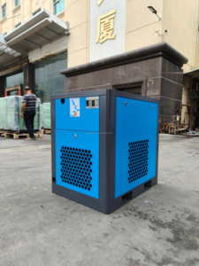 เครื่องอัดอากาศแบบสกรูแม่เหล็ก ZAKF IP23 7.5KW 10HP 380V/50HZ ระบายความร้อนด้วยอากาศ สำหรับอุตสาหกรรมสิ่งทอ 3 บาร์ ปรับความเร็วรอบได้ - Product Image 4