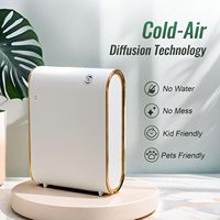 Diffuseur d'arômes intelligent électrique amélioré de 350 ml, sans eau, en plastique, pour usage commercial et domestique, pour huiles essentielles
