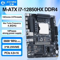 I7-12850HX CPU ERYING DDR4 16C24T Turbo Desktop Gaming CPU Combo M-ATX carte mère avec processeur LGA 1151 Core I7 nouveau produit
